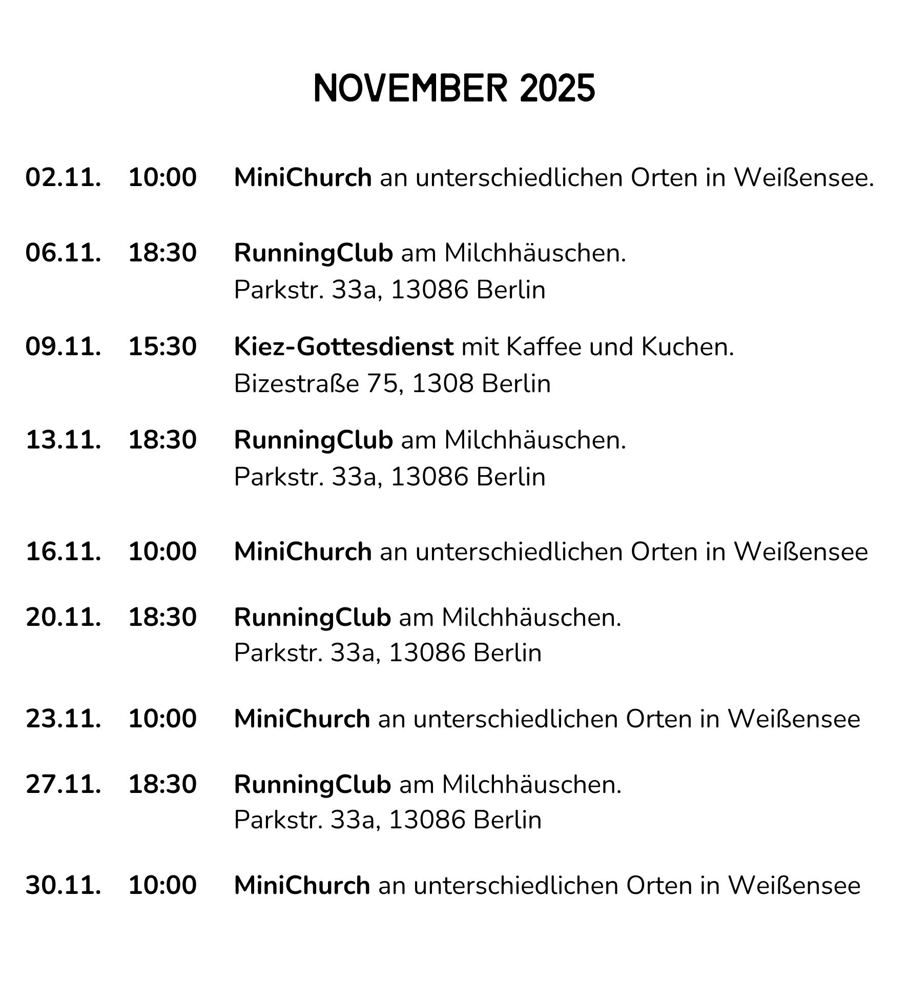 November